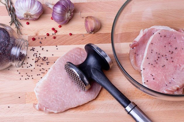 Ham in marinating
